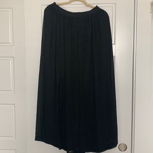 H&M mini skirt with long overlay
